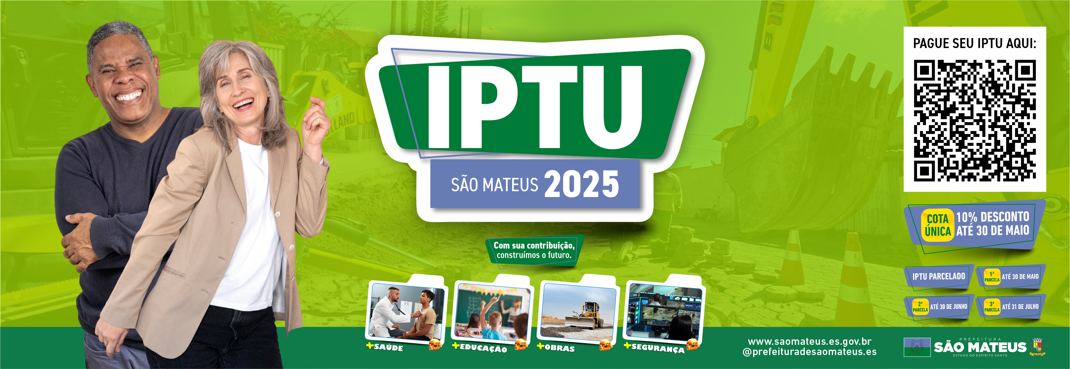 IPTU 2025: PAGAMENTOS EM COTA ÚNICA PODEM TER 10% DE DESCONTO