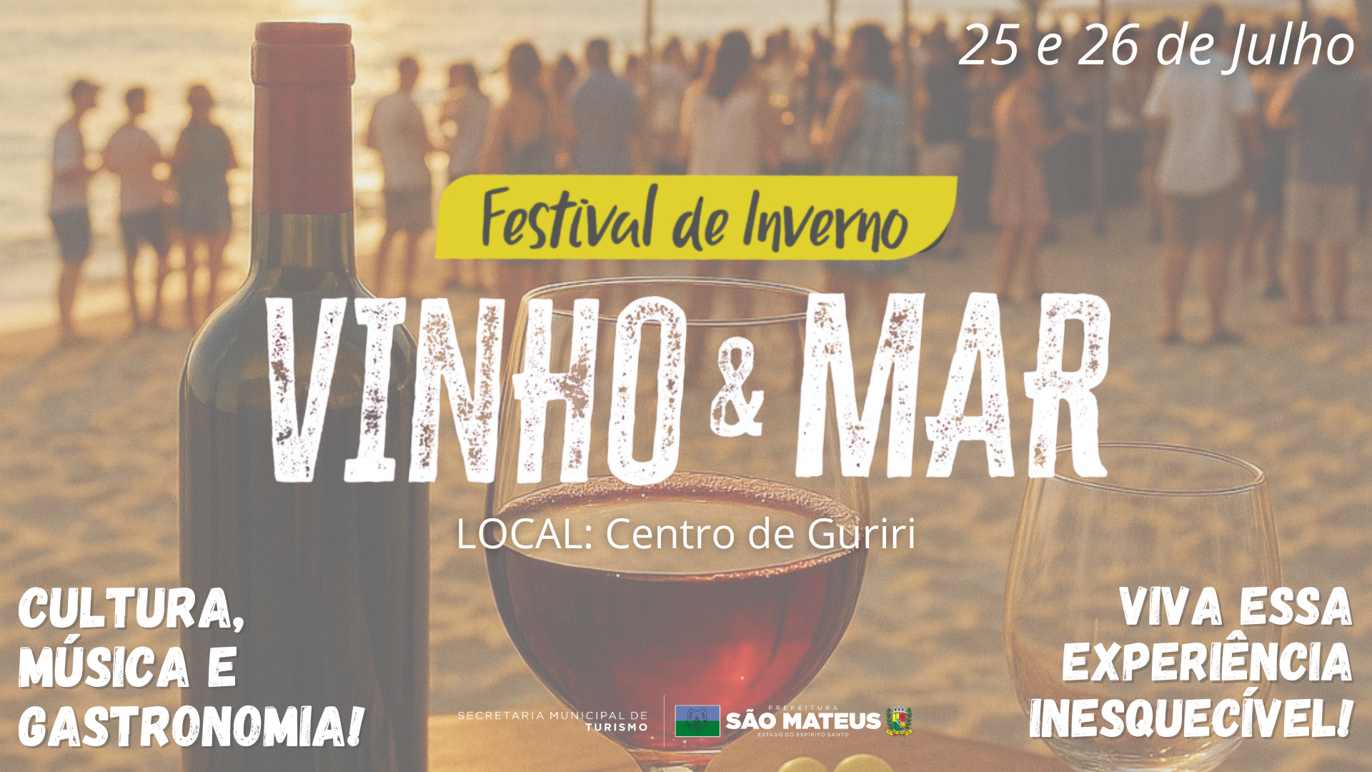 FESTIVAL DE INVERNO: VINHO & MAR (25 e 26 de Julho)