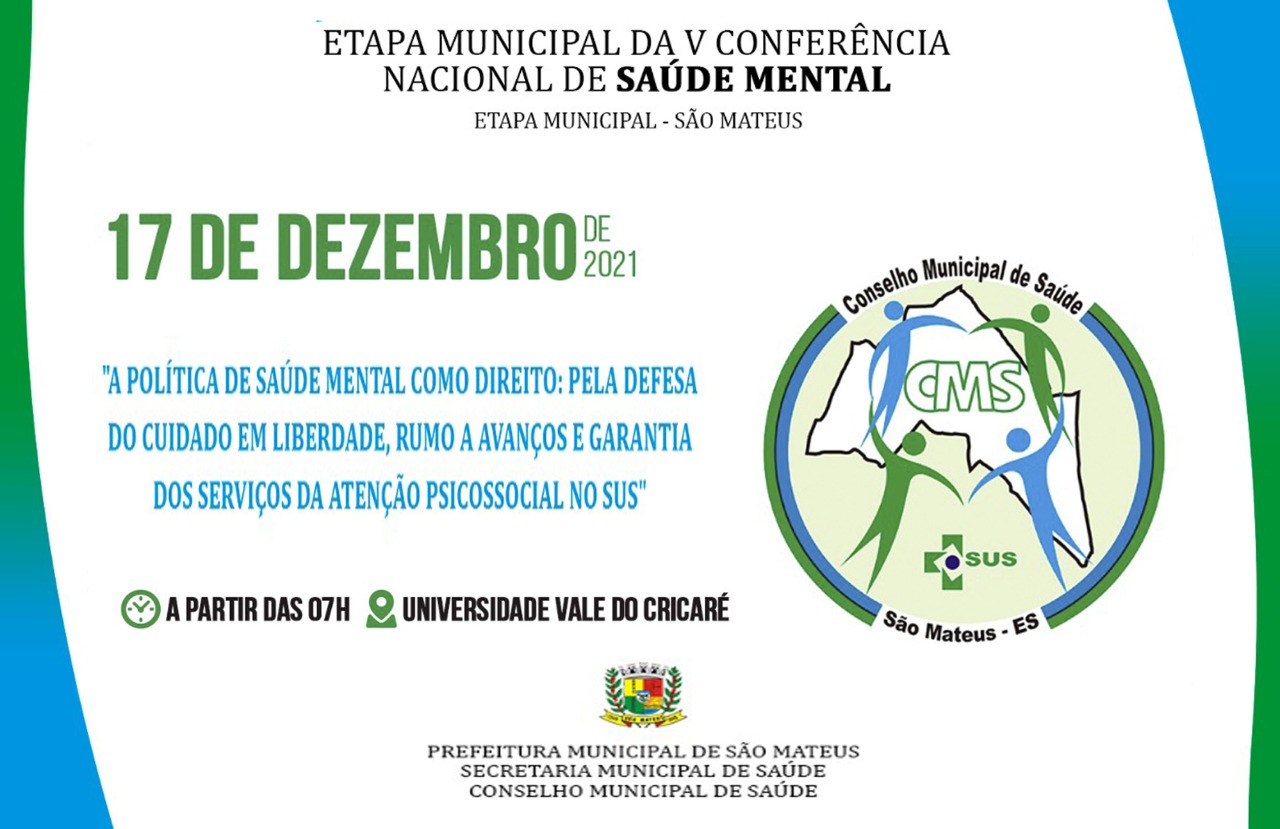 SECRETARIA DE SAÚDE REALIZA ETAPA MUNICIPAL DA V CONFERÊNCIA NACIONAL DE SAÚDE MENTAL