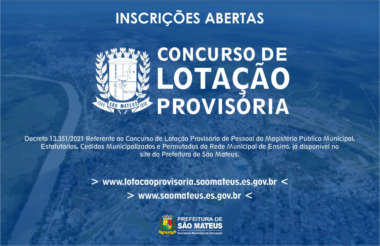 CONCURSO DE LOTAÇÃO PROVISÓRIA