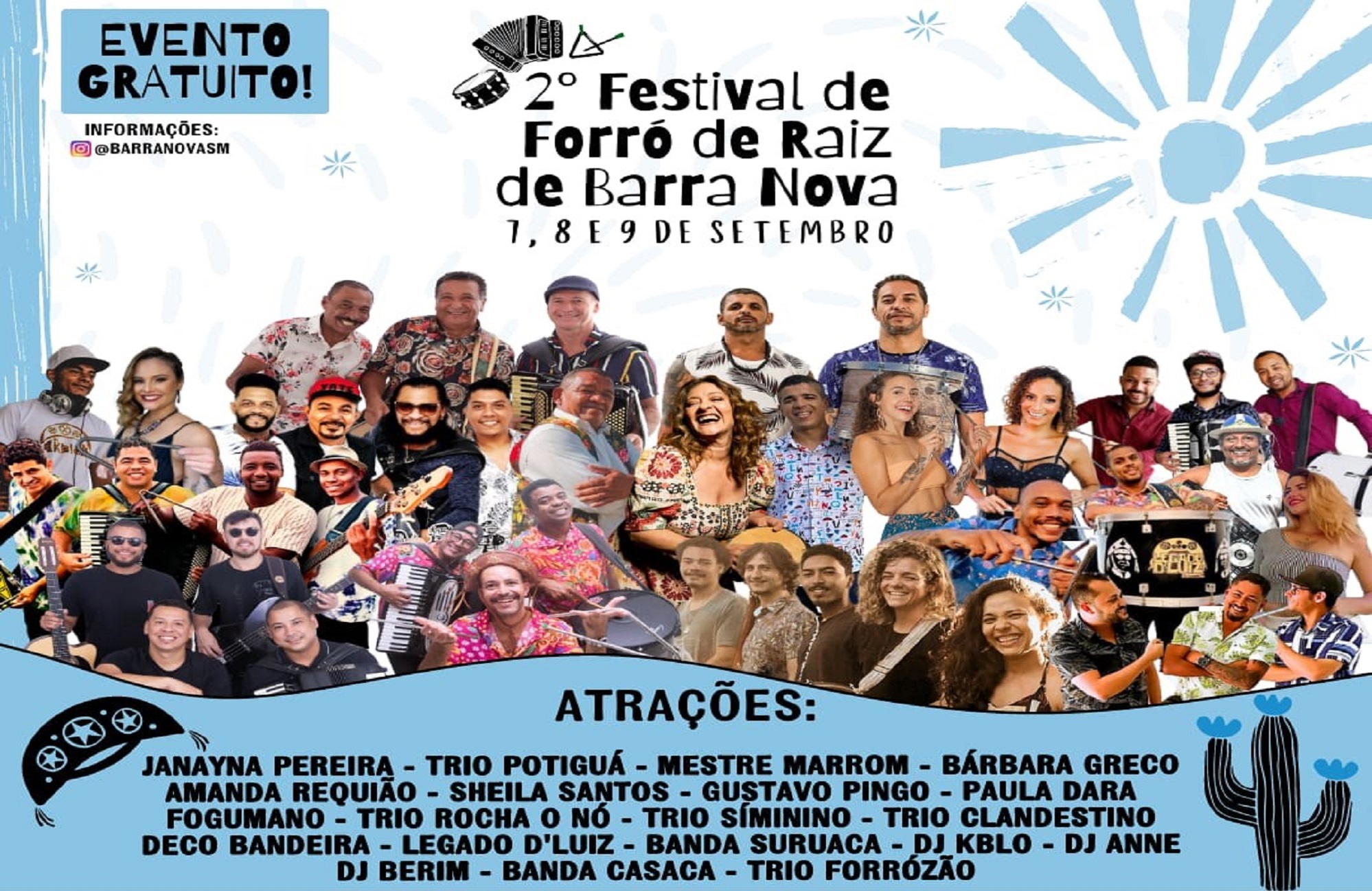 FESTIVAL DE FORRÓ DE RAIZ DE BARRA NOVA NORTE PROMETE ENCANTAR COM MÚSICA E PAISAGENS DESLUMBRANTES