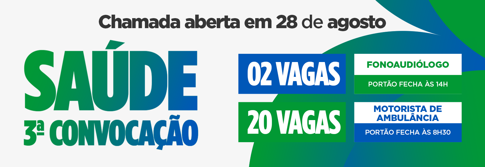 3ª CONVOCAÇÃO SAÚDE