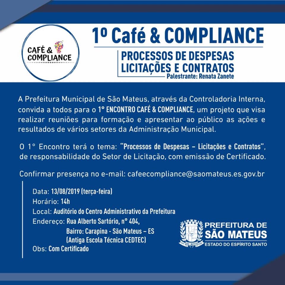 1º Café & Compliance 