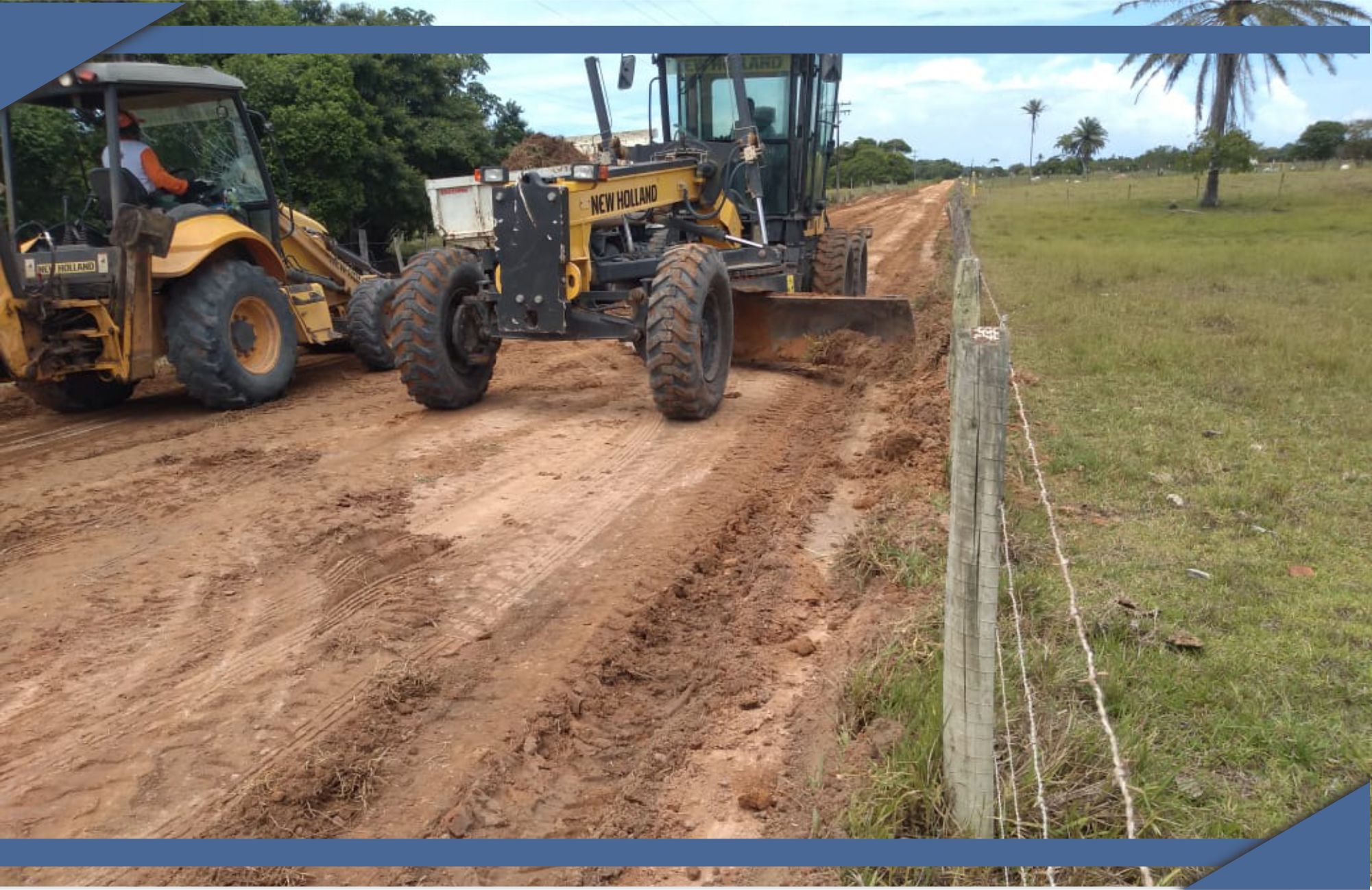 PREFEITURA REALIZA MANUTENÇÃO DAS ESTRADAS DE NOVA LIMA E NATIVO