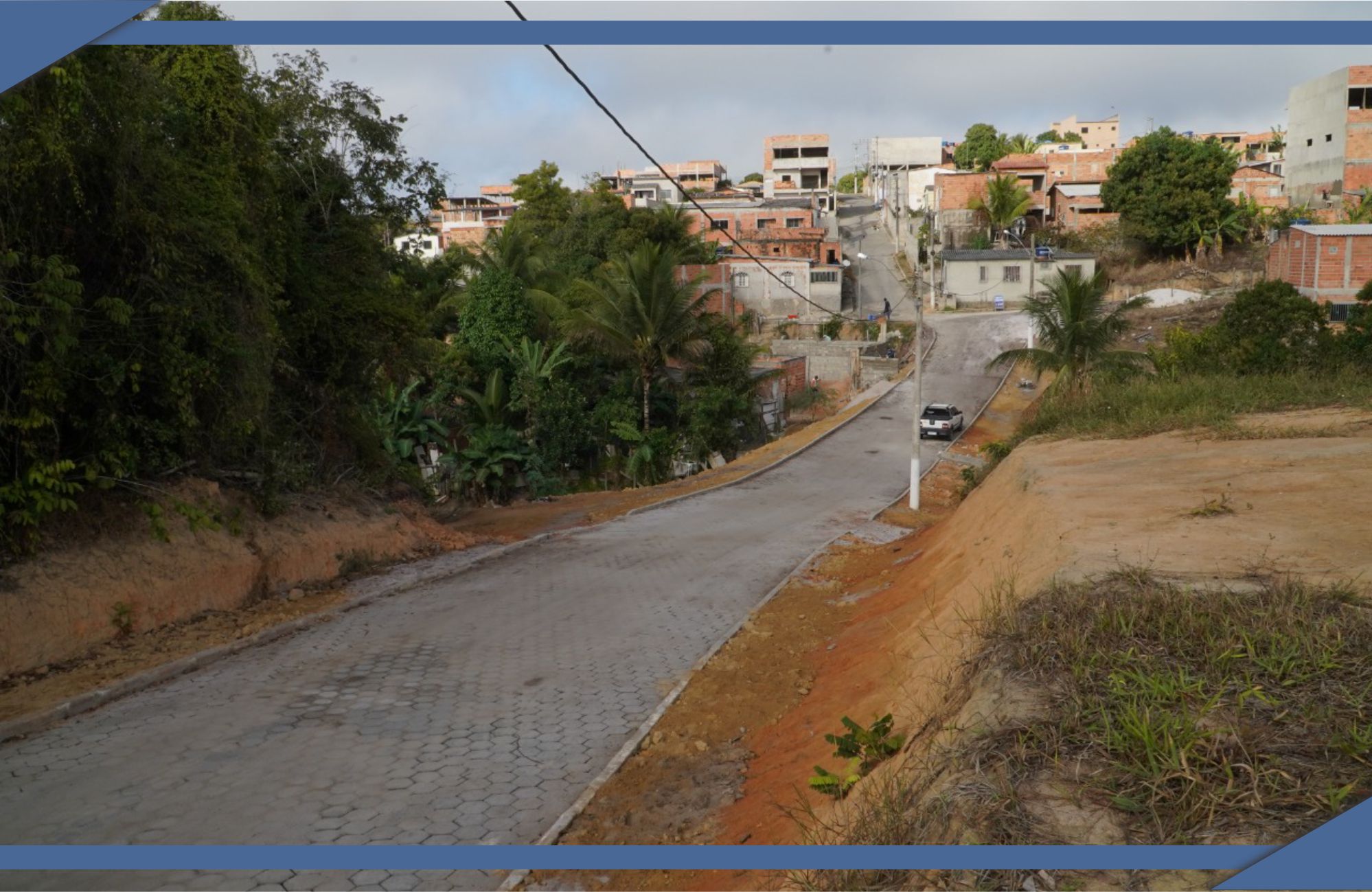 MAIS UMA OBRA CONCLUÍDA EM SÃO MATEUS: BAIRRO ALVORADA GANHA NOVO ACESSO PAVIMENTADO