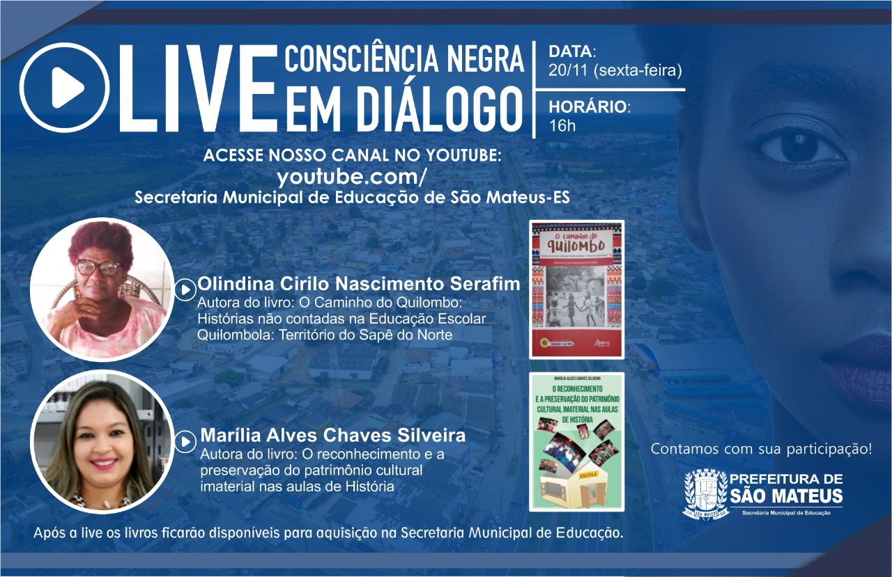 PROFESSORAS DA REDE MUNICIPAL E AUTORAS DE LIVROS DEBATEM SOBRE DIA DA CONSCIÊNCIA NEGRA 