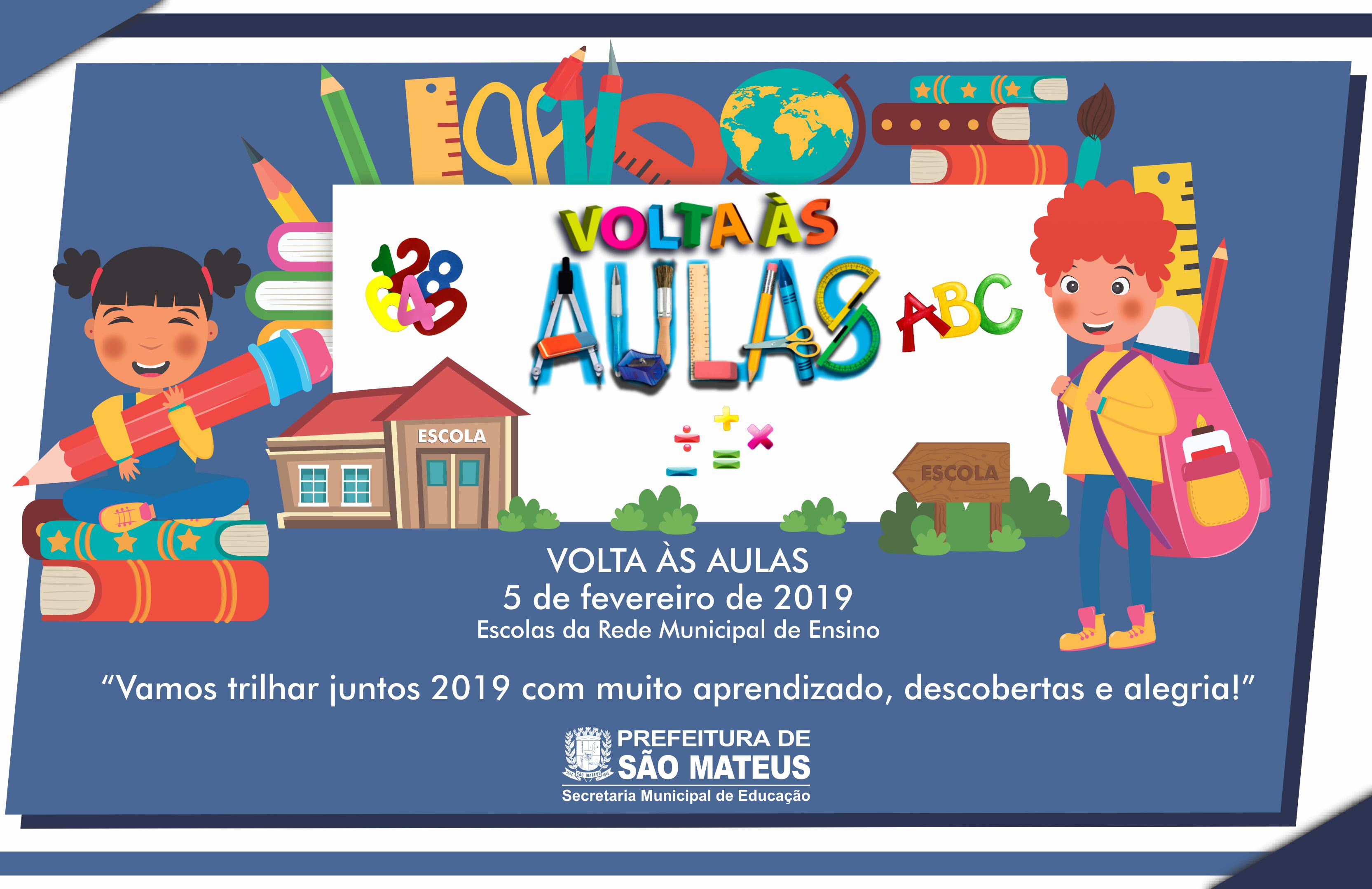 Escolas Municipais iniciam ano letivo no dia 5 de Fevereiro