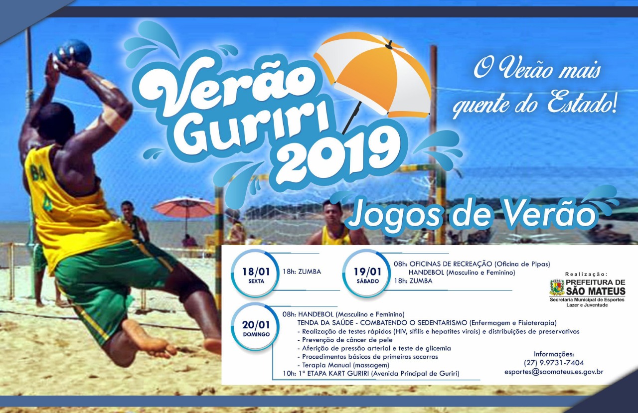 Jogos de Verão trazem Handebol e Kart para o balneário de Guriri