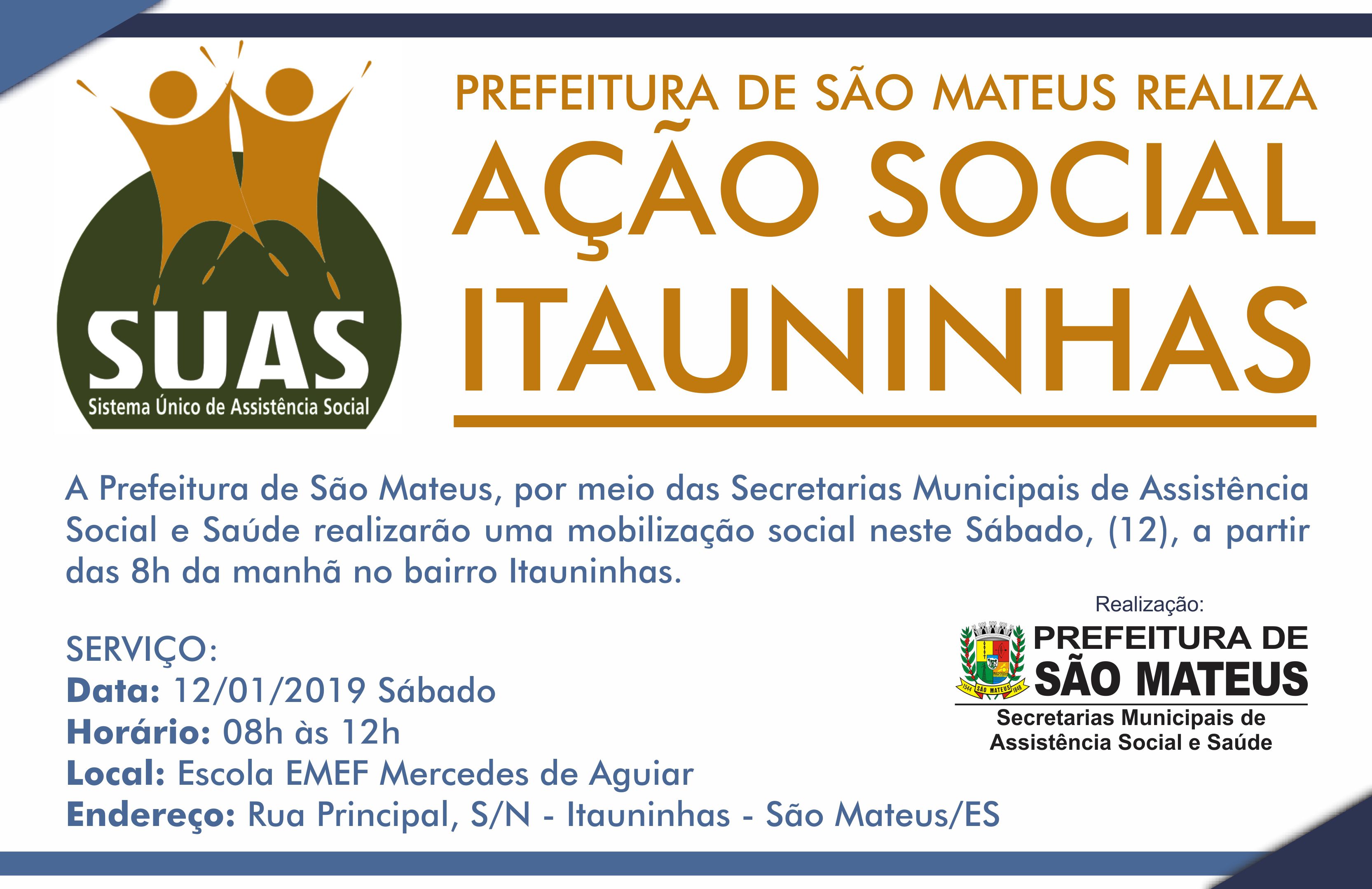 PMSM realiza ação social em Itauninhas