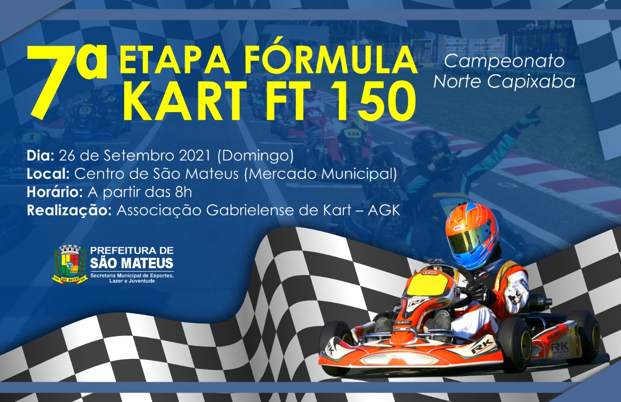 VELOCIDADE E DIVERSÃO: NESTE DOMINGO TEM CORRIDA DE KART NO CENTRO DE SÃO MATEUS
