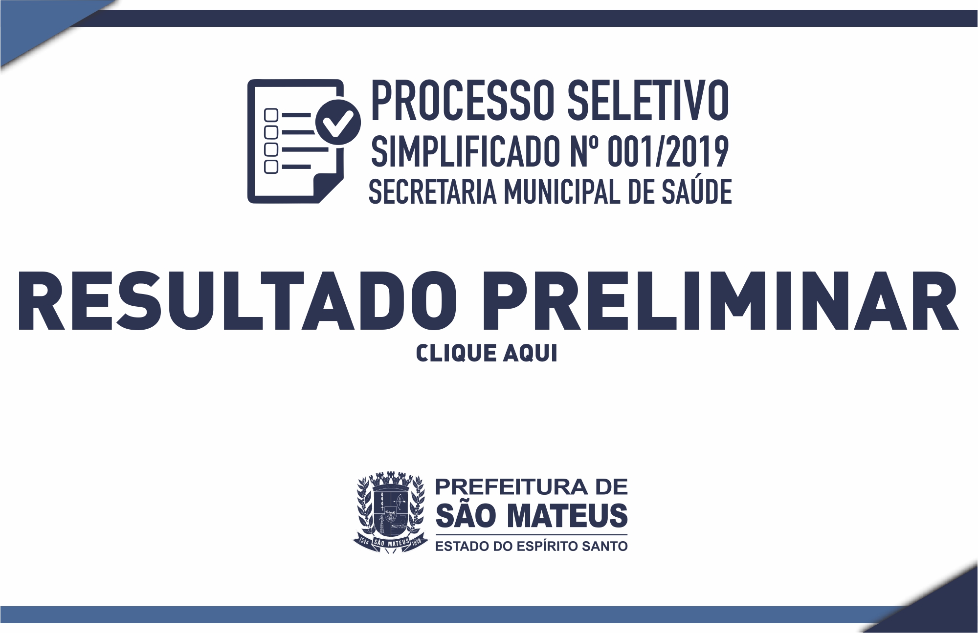 PREFEITURA DIVULGA RESULTADO PRELIMINAR DO PROCESSO SELETIVO SIMPLIFICADO PARA PROFISSIONAIS DA SAÚDE