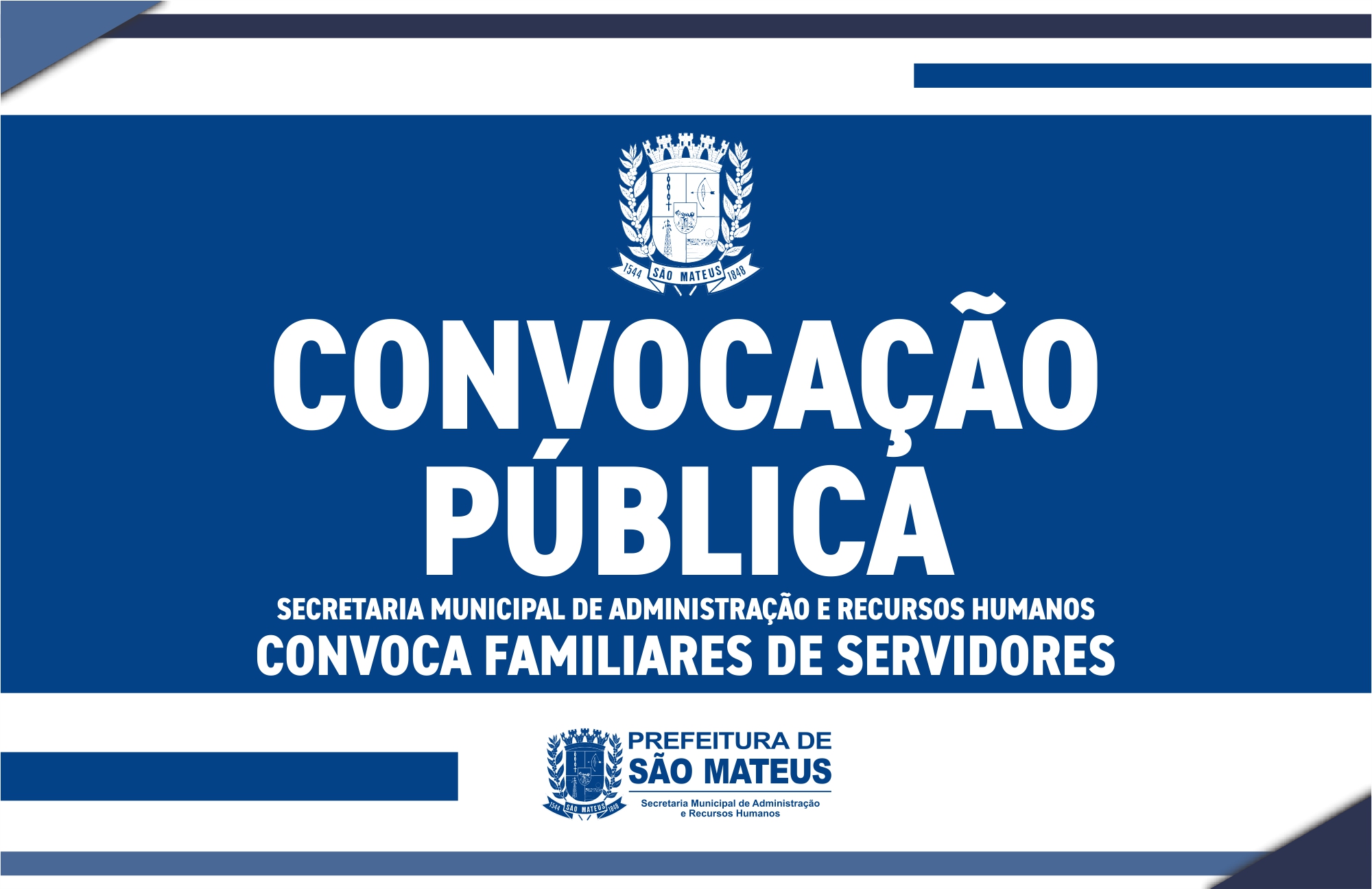 CONVOCAÇÃO PÚBLICA DE FAMILIARES DE SERVIDORES