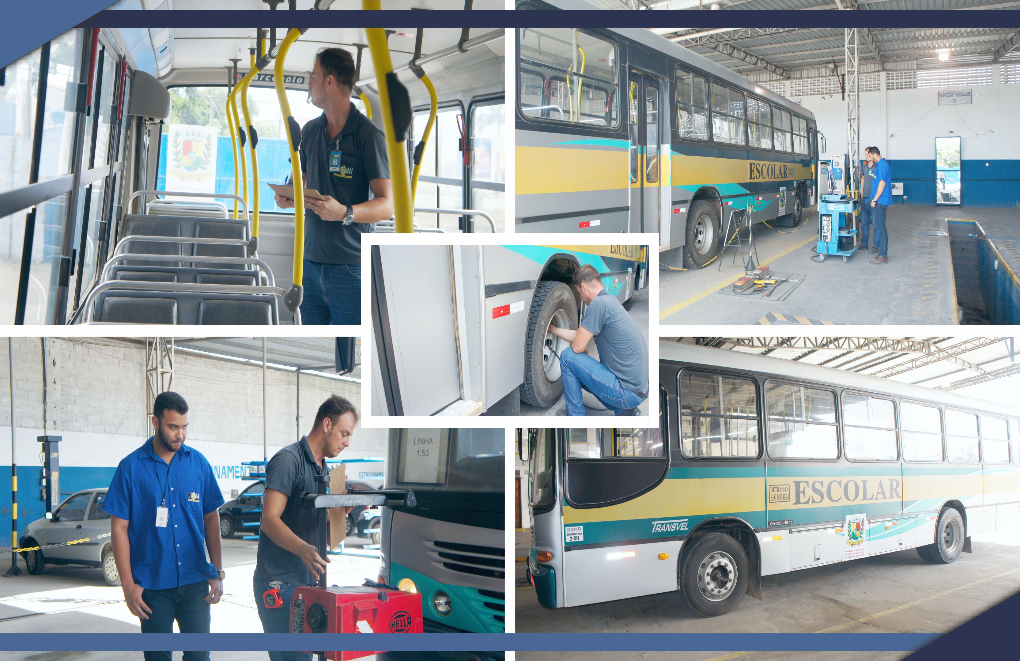 Prefeitura garante circulação de frota  de transporte escolar com segurança
