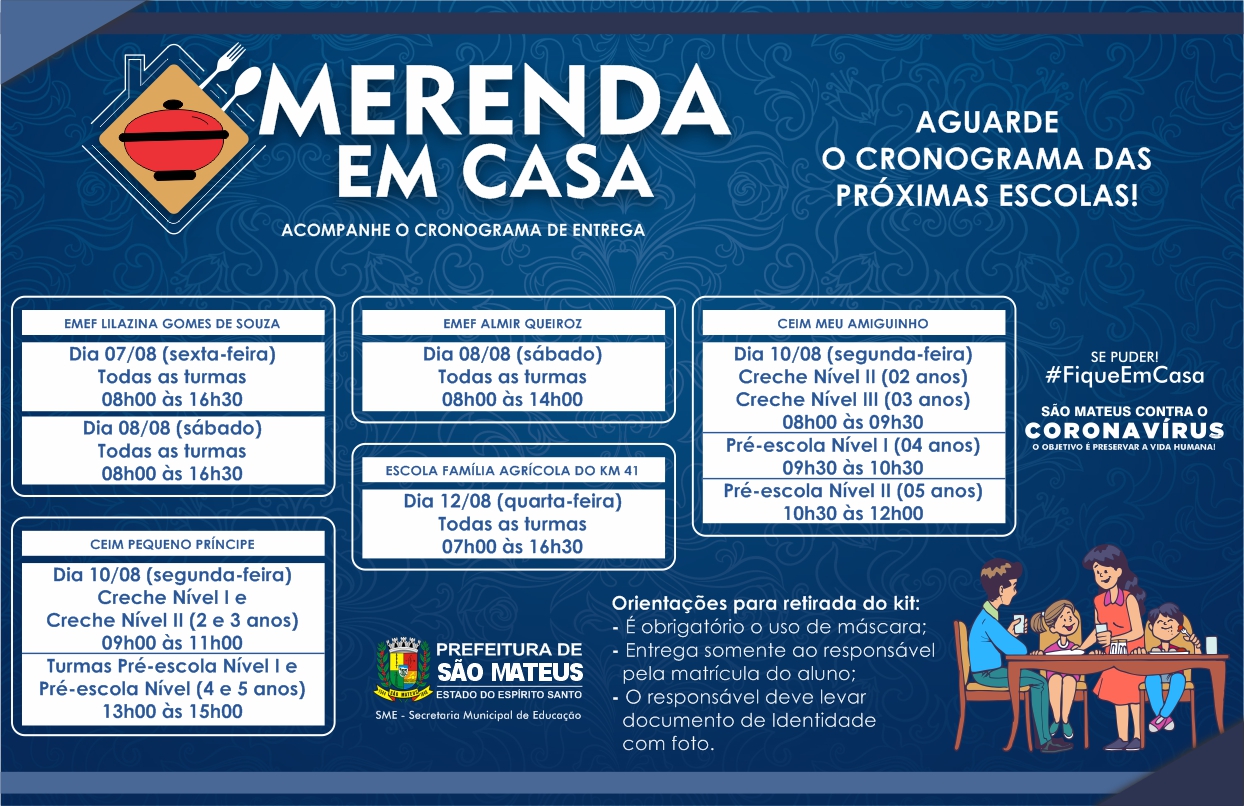PREFEITURA DE SÃO MATEUS INICIA NOVA ETAPA DE ENTREGA DA CESTA MERENDA EM CASA