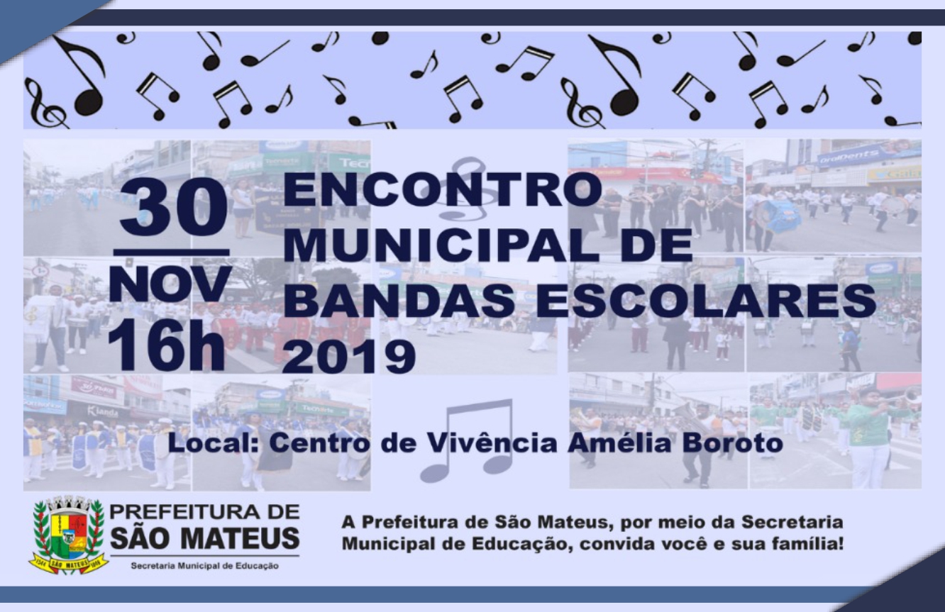 ENCONTRO MUNICIPAL DE BANDAS ESCOLARES 2019