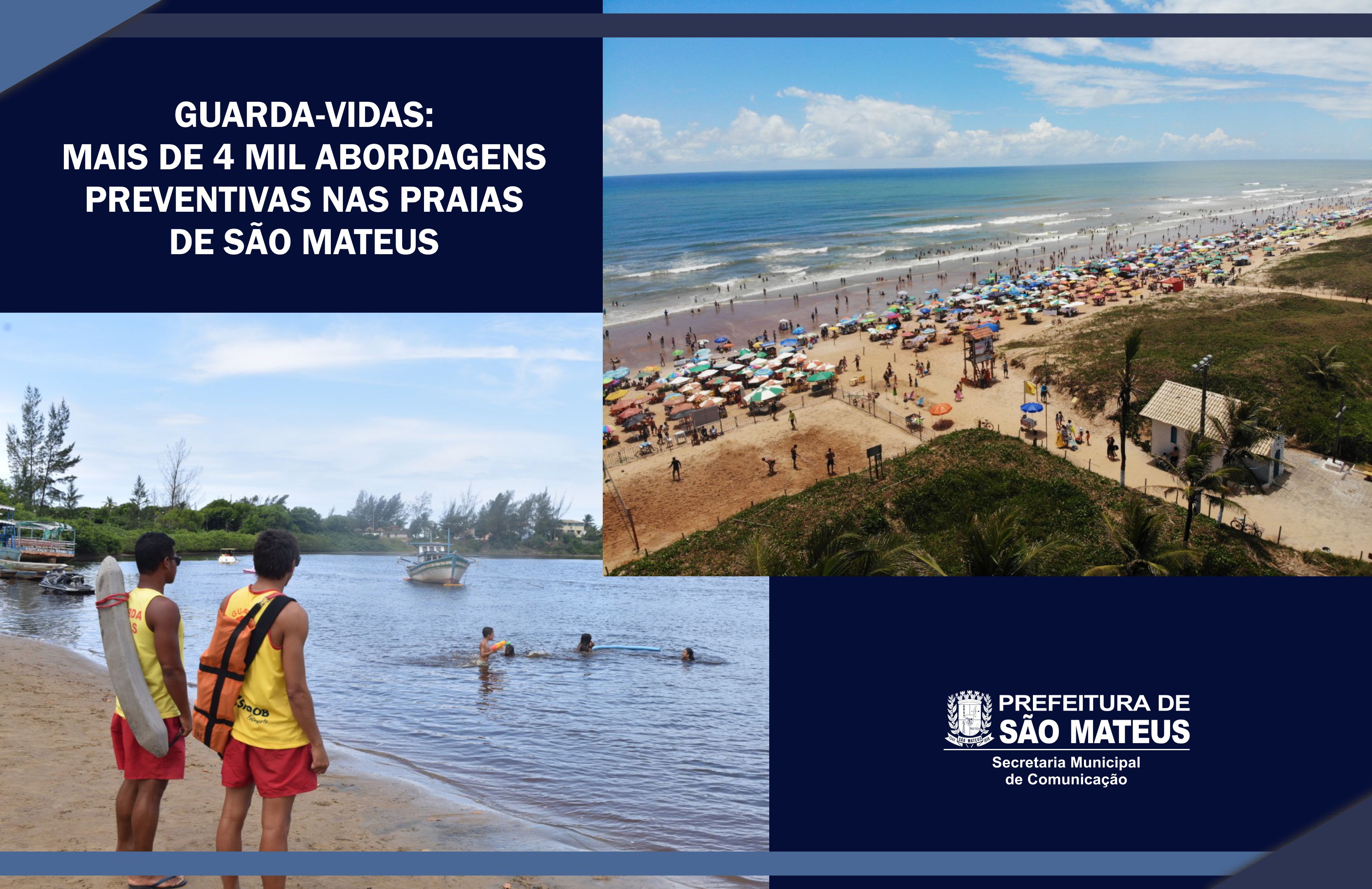 GUARDA-VIDAS: MAIS DE 4 MIL ABORDAGENS PREVENTIVAS NAS PRAIAS DE SÃO MATEUS