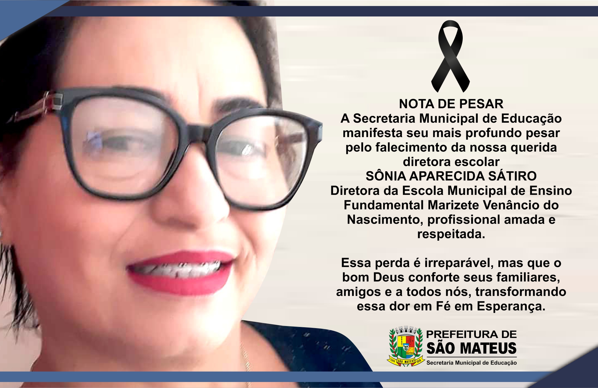 NOTA DE PESAR