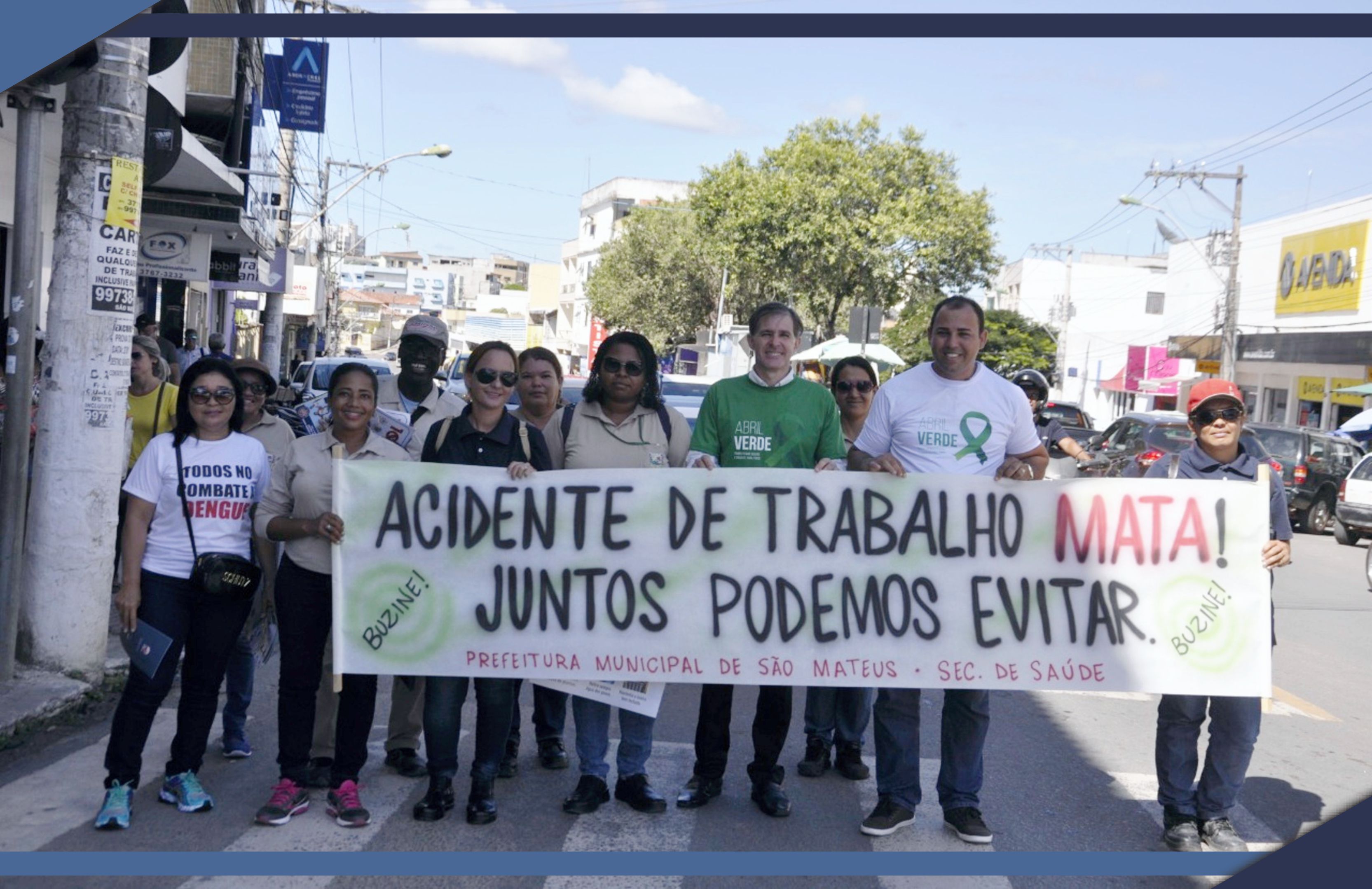 AGENTES DE ENDEMIAS PARTICIPAM DA CAMPANHA ABRIL VERDE