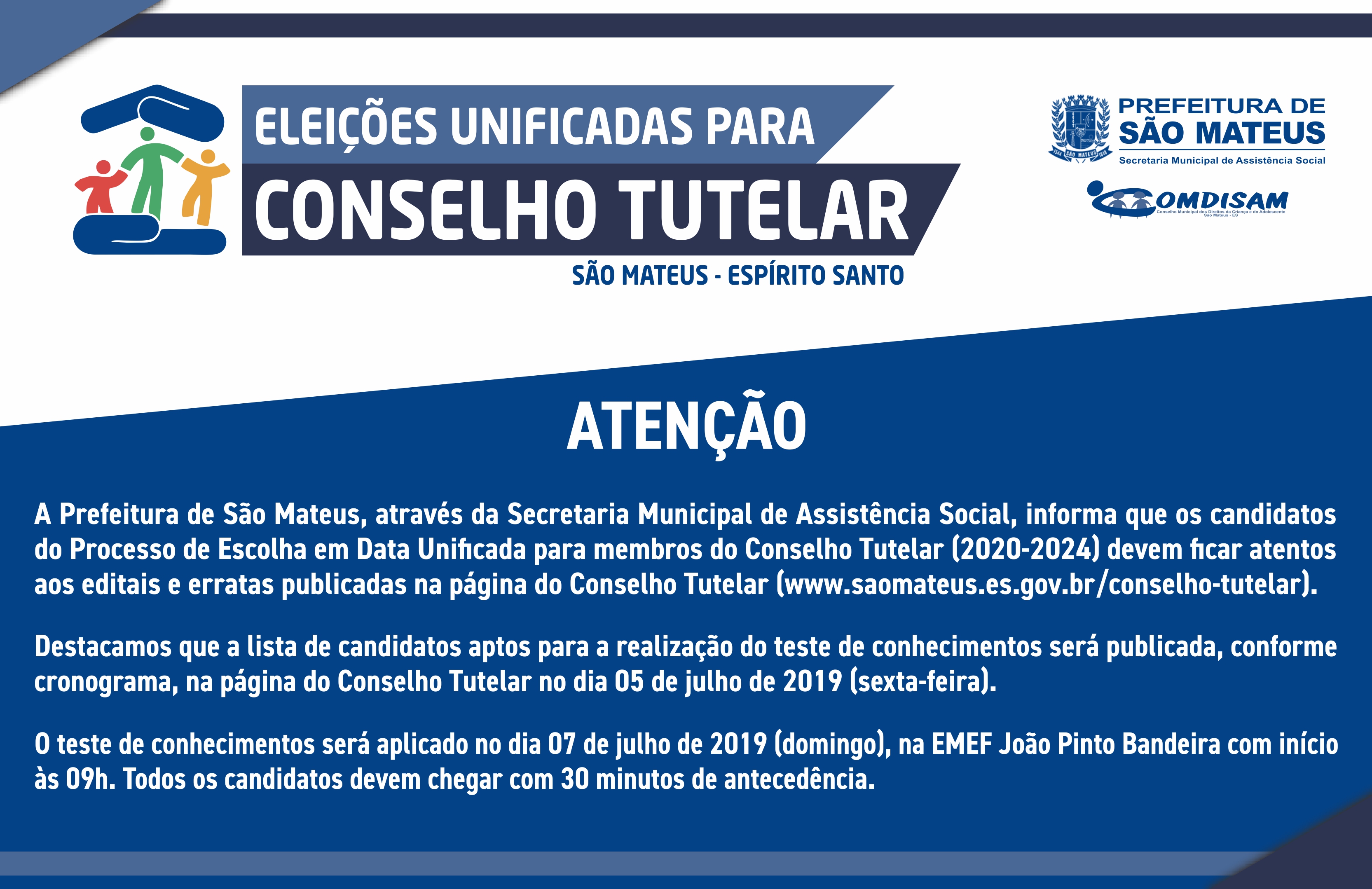 COMUNICADO DO CONSELHO TUTELAR