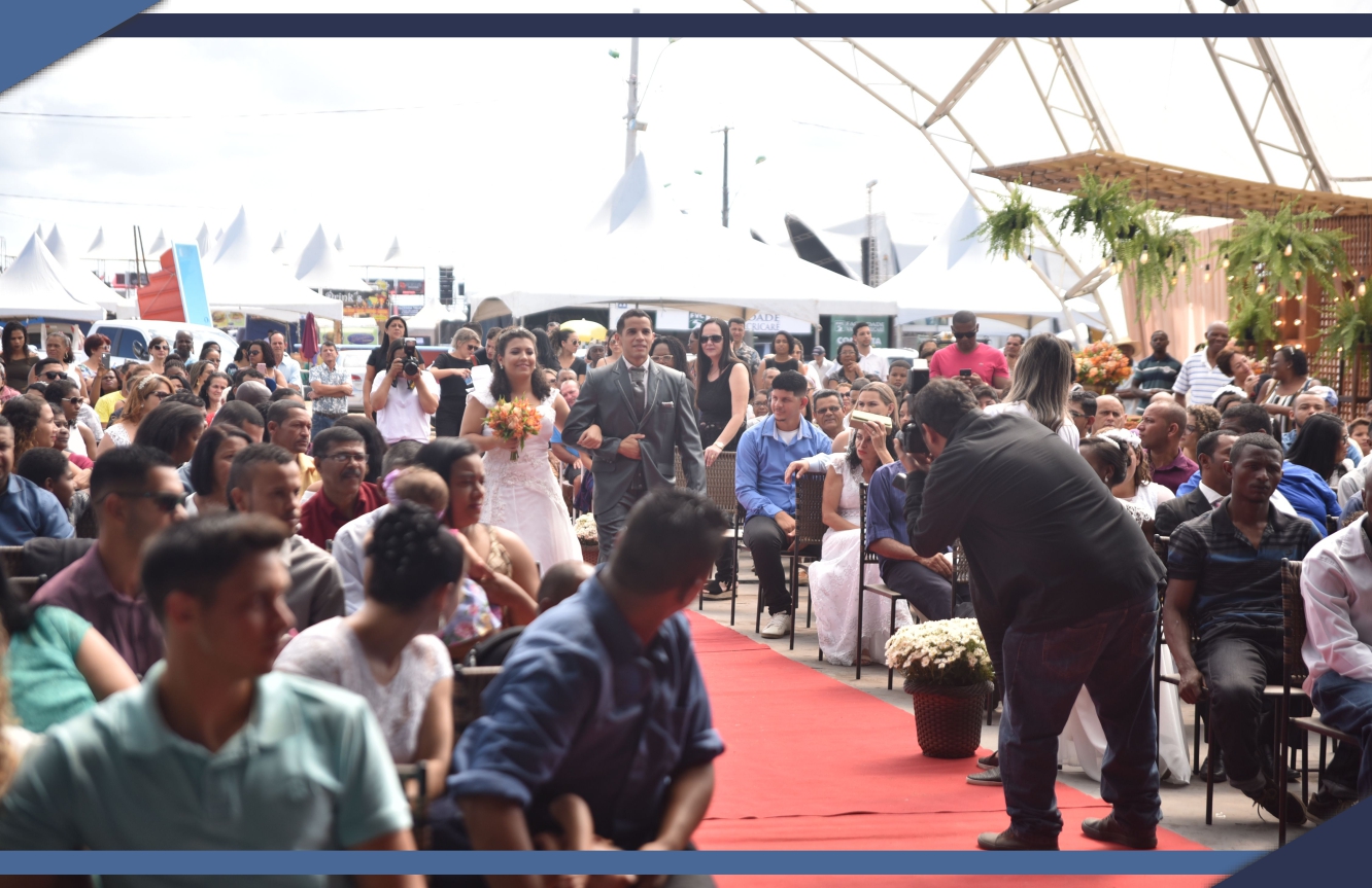 CASAMENTO COMUNITÁRIO REALIZADO NA EXPOSAMA 2019