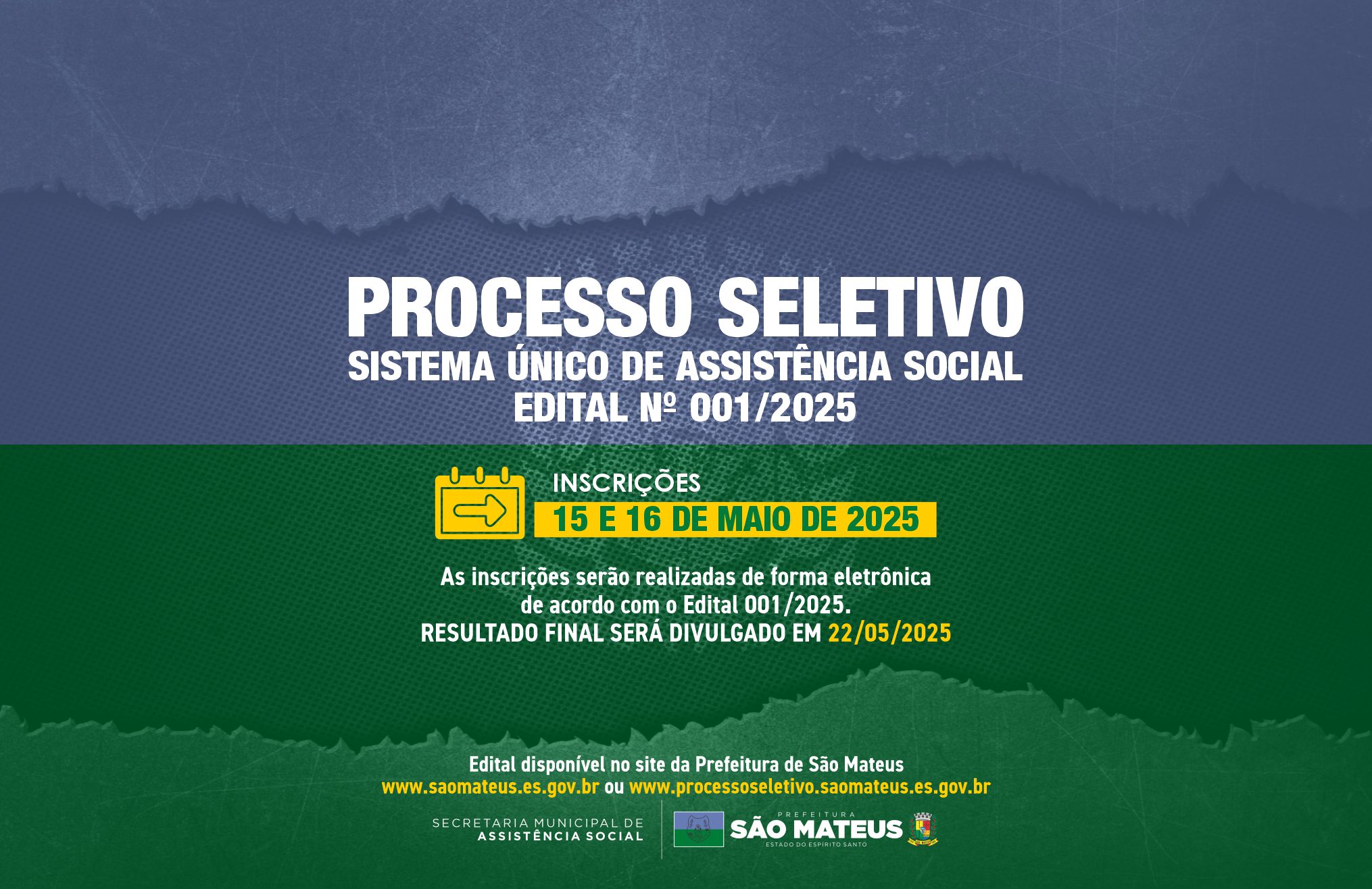 EDITAL Nº 001/2025: PREFEITURA DE SÃO MATEUS-ES ANUNCIA PROCESSO SELETIVO SIMPLIFICADO