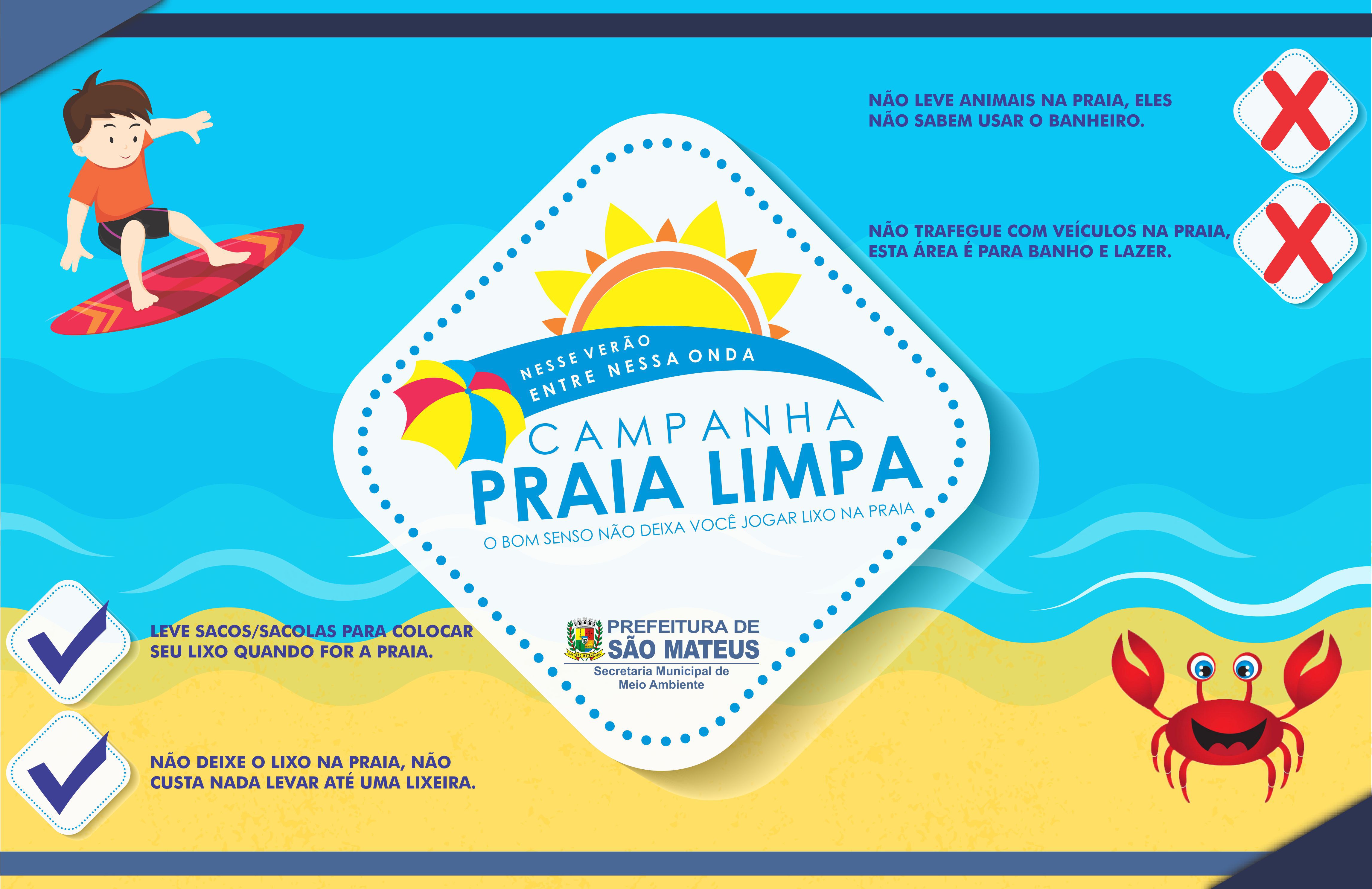 Prefeitura realiza campanha de sensibilização no balneário de Guriri