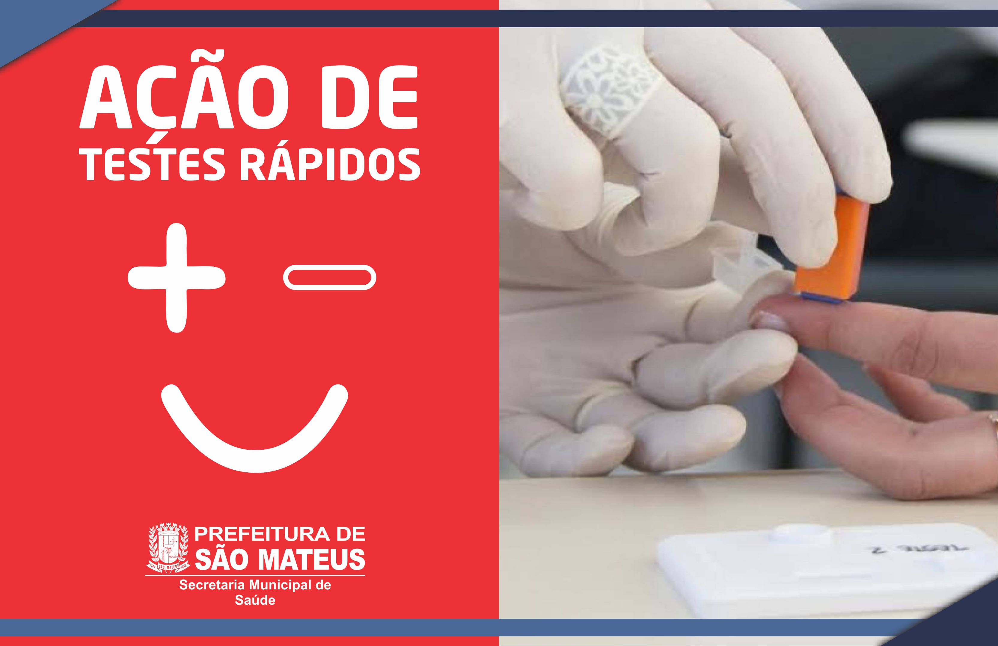 SAÚDE: PREFEITURA PROMOVE AÇÃO DE TESTES RÁPIDOS NO BAIRRO BOA VISTA