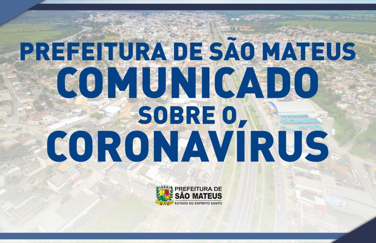 COMUNICADO! PREFEITURA MUNICIPAL DE SÃO MATEUS