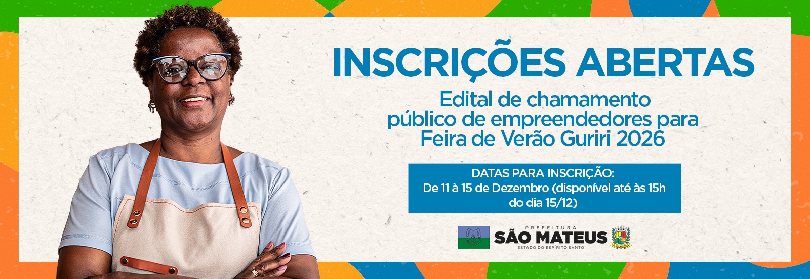 INSCRIÇÕES ABERTAS PARA EMPREENDEDORES NA FEIRA DE VERÃO GURIRI 2026