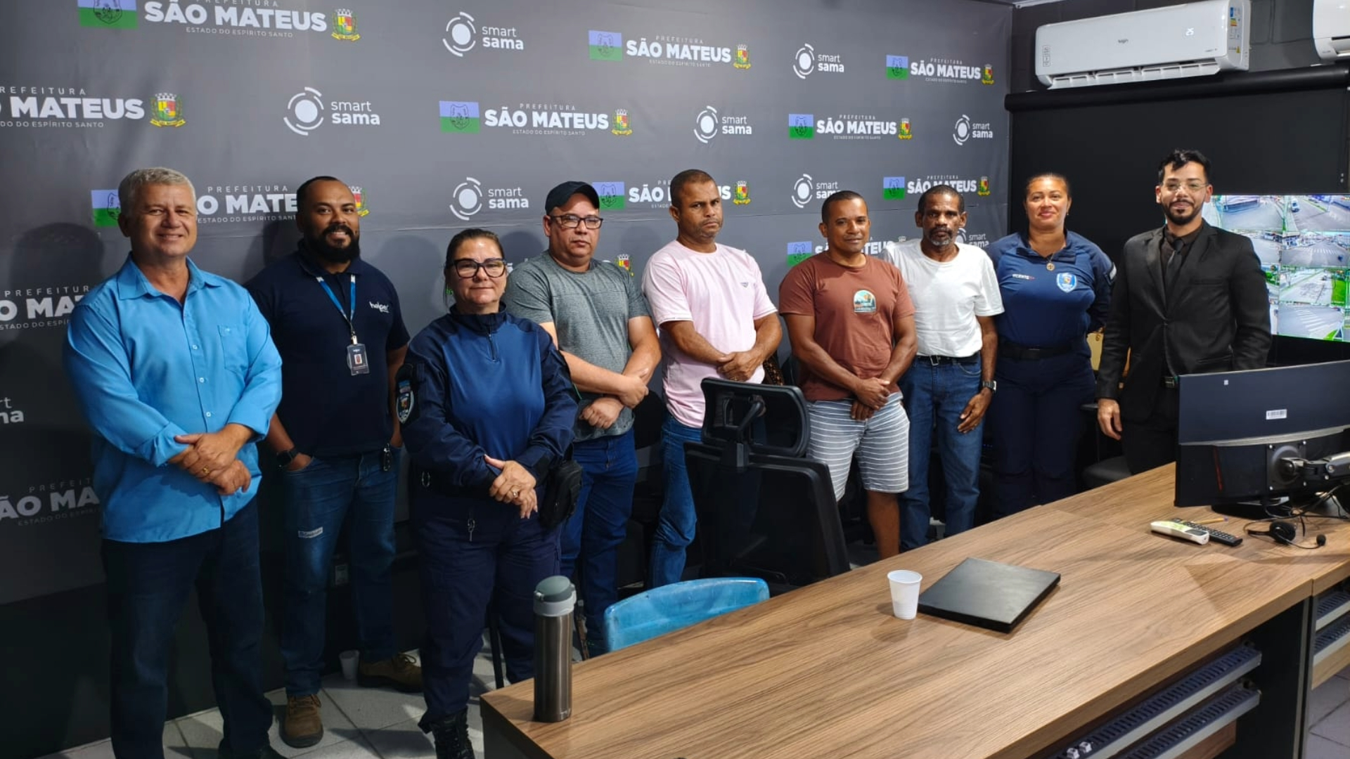 OPERADORES DO VIDEOMONITORAMENTO DE SÃO MATEUS PASSAM POR TREINAMENTO DE CAPACITAÇÃO