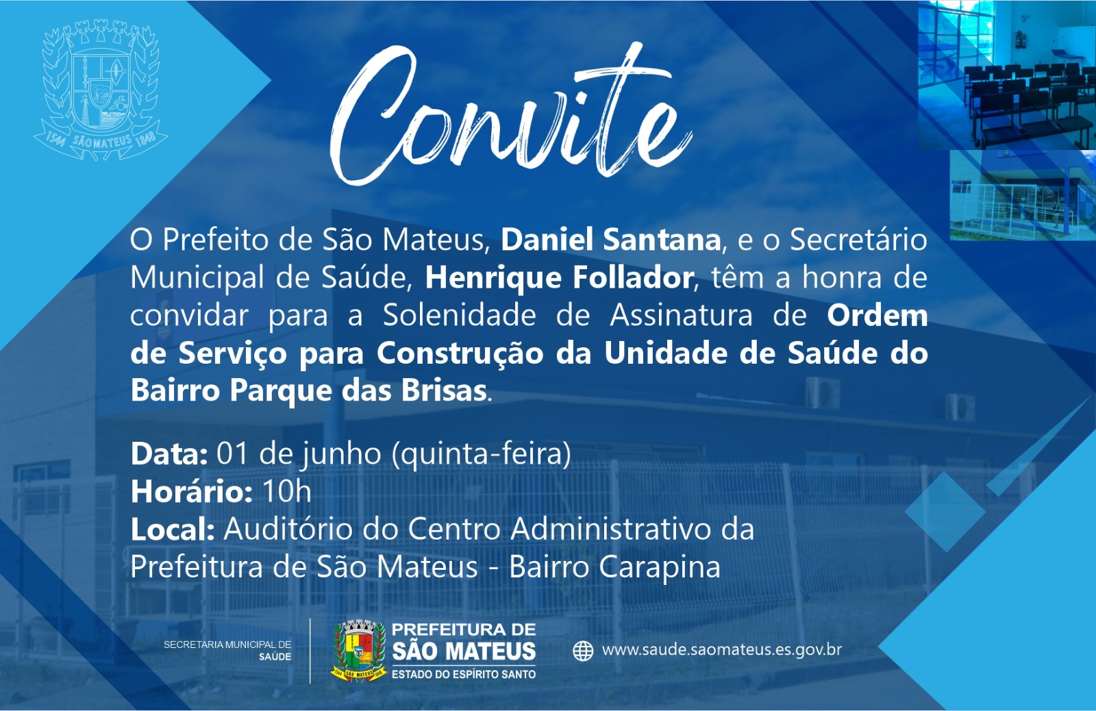 CONVITE - US PARQUE DAS BRISAS