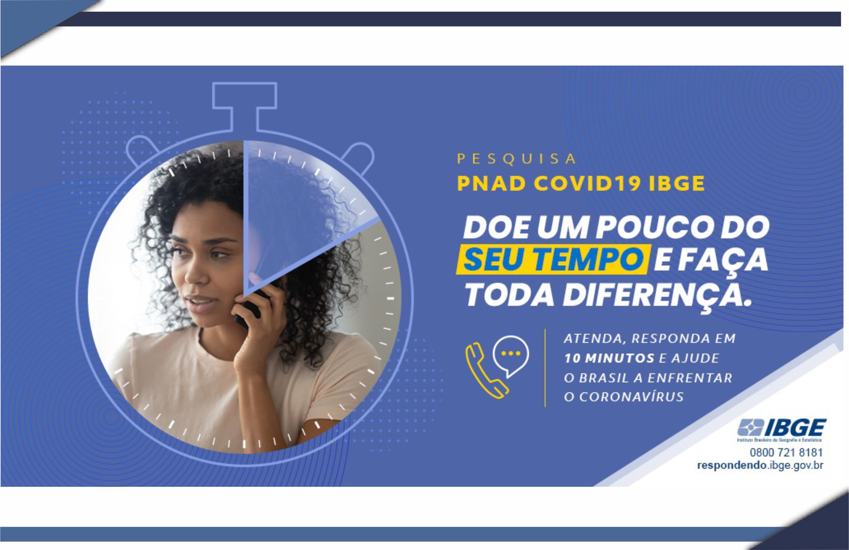 CORONAVÍRUS: IBGE FAZ COLETA DE DADOS POR TELEFONE
