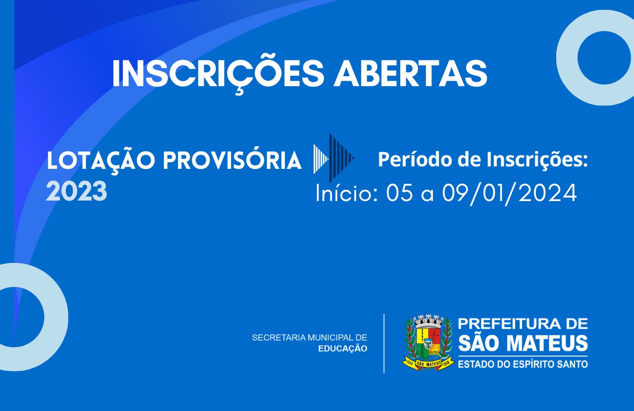 LOTAÇÃO PROVISÓRIA 2023 