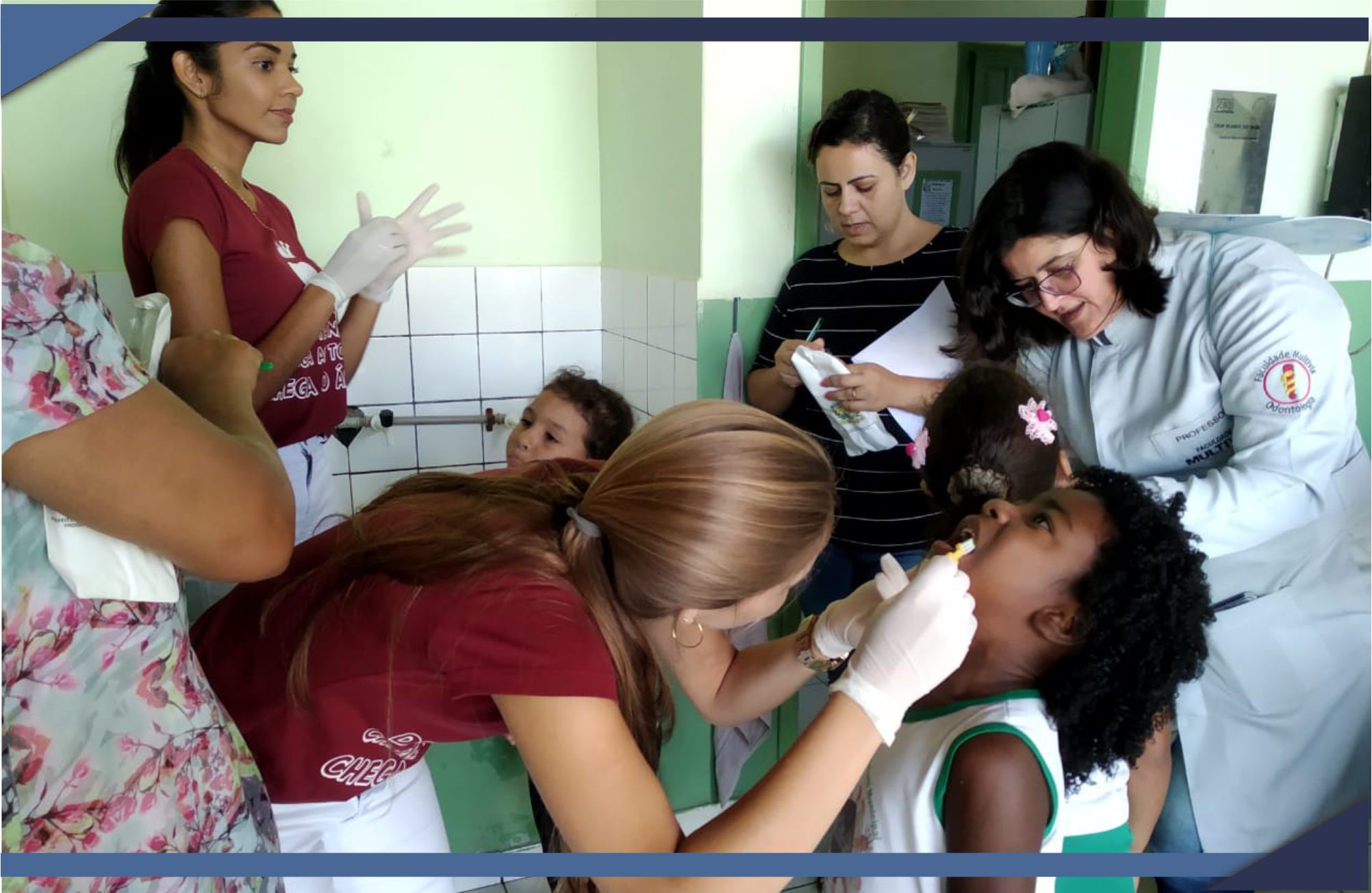PREFEITURA DE SÃO MATEUS PROMOVE AÇÃO DE SAÚDE BUCAL PARA CRIANÇAS  DO CEIM MUNDO DO SABER