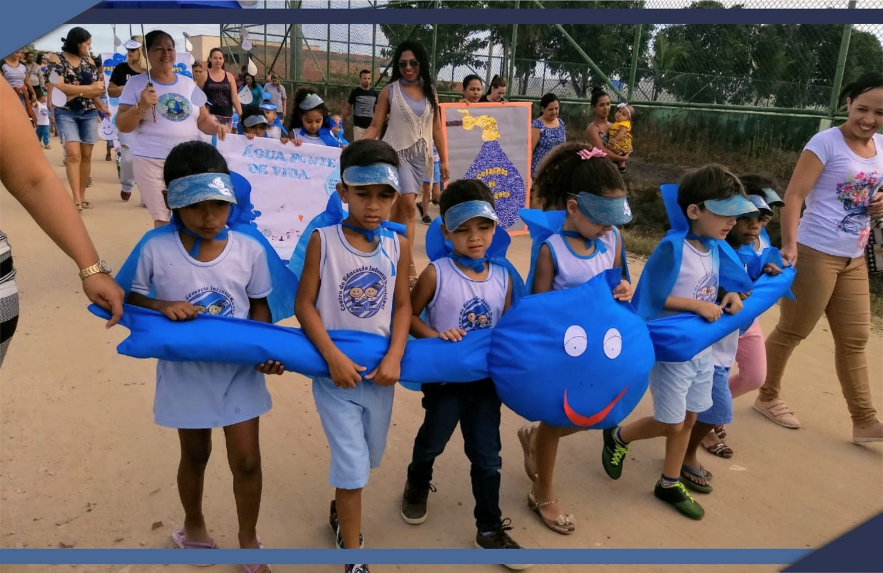 CEIM SANTO ANTÔNIO FAZ CAMINHADA EM DEFESA DO MEIO AMBIENTE