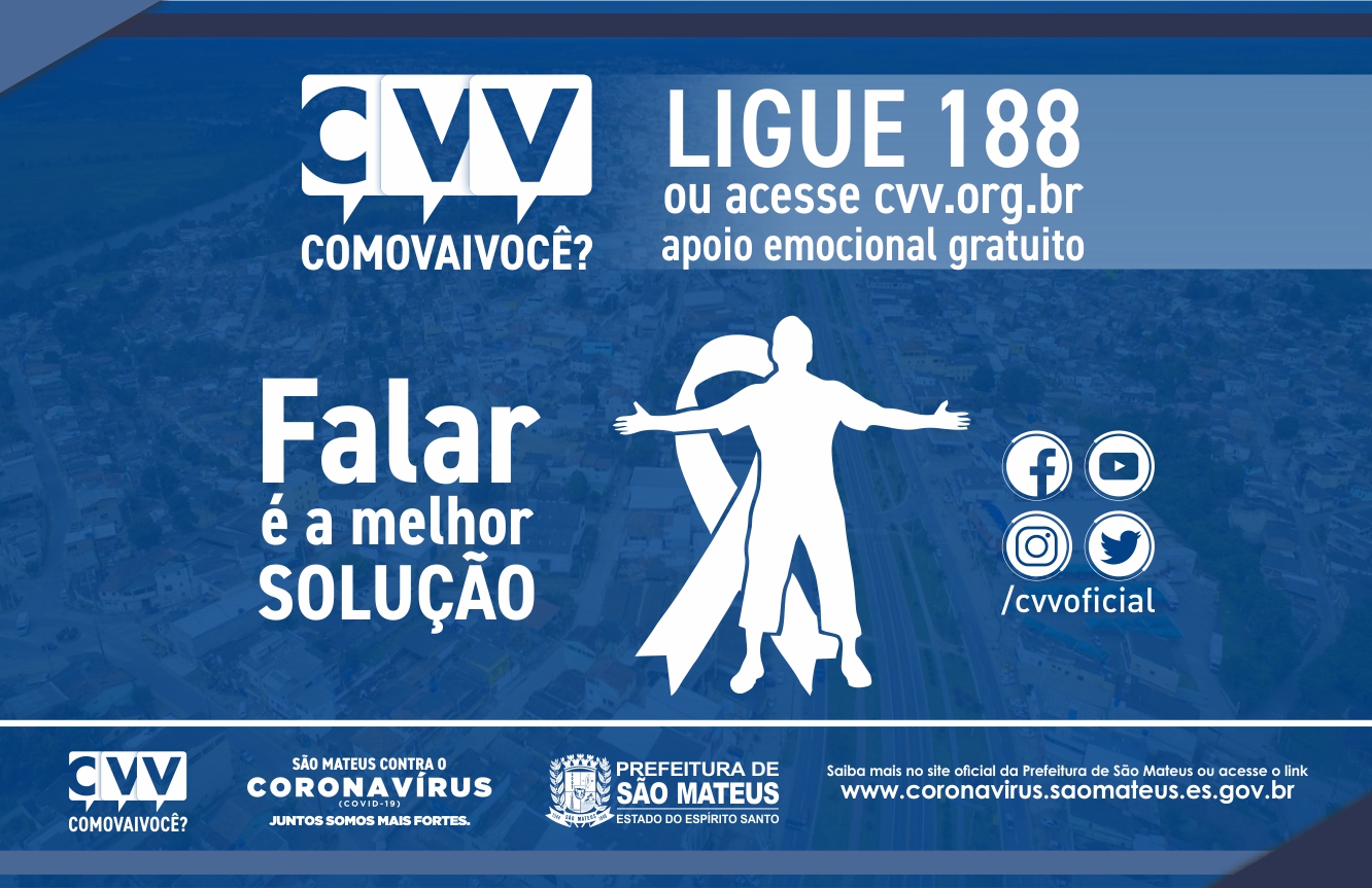 VALORIZE A VIDA, ESSA CRISE VAI PASSAR!