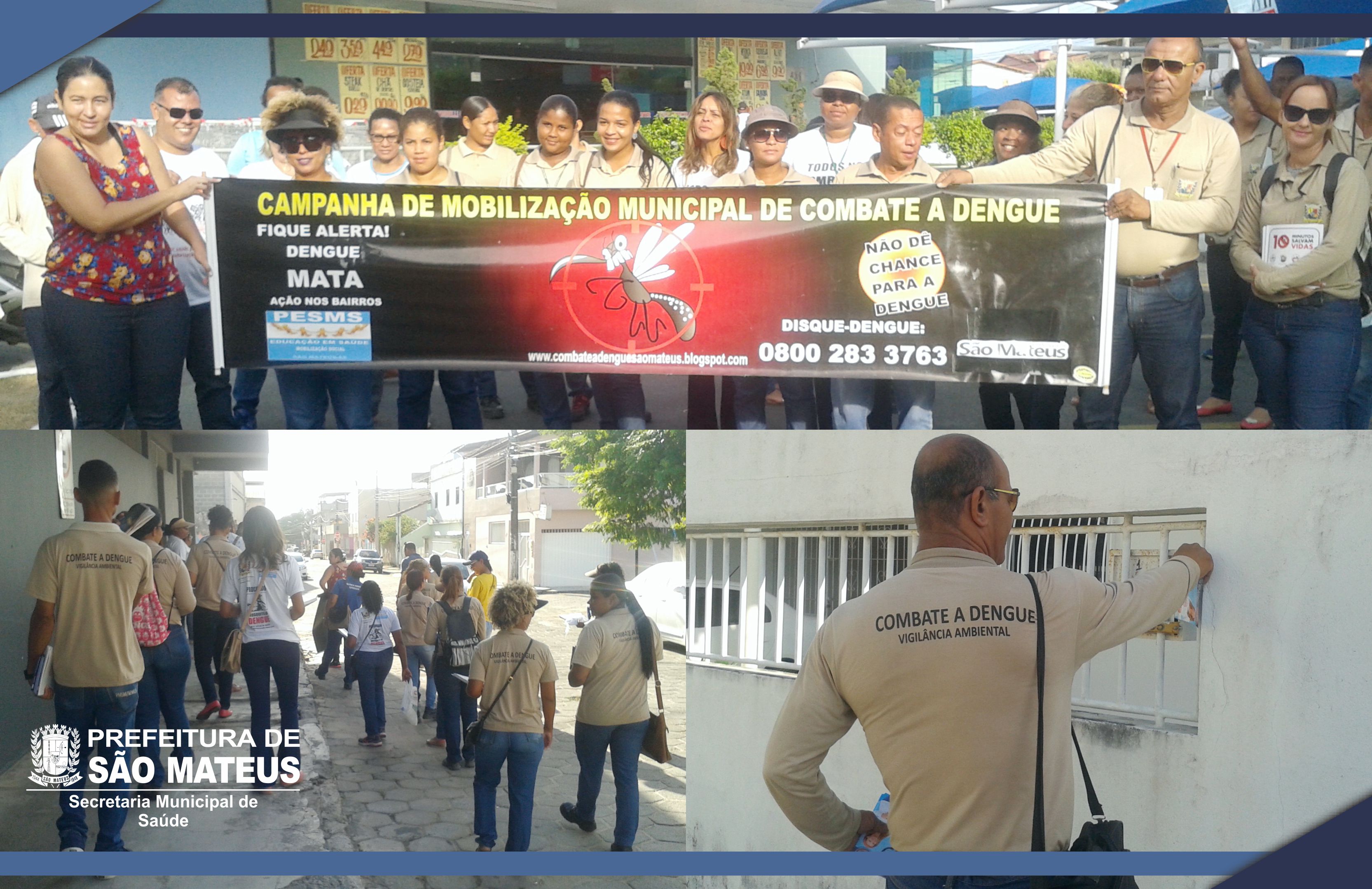 PMSM realiza campanha contra o mosquito da dengue