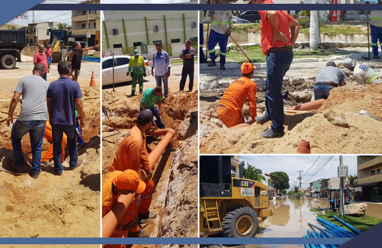 FRENTES DE TRABALHO ATUAM EM REGIME EMERGENCIAL PARA RESOLVER ALAGAMENTOS EM GURIRI